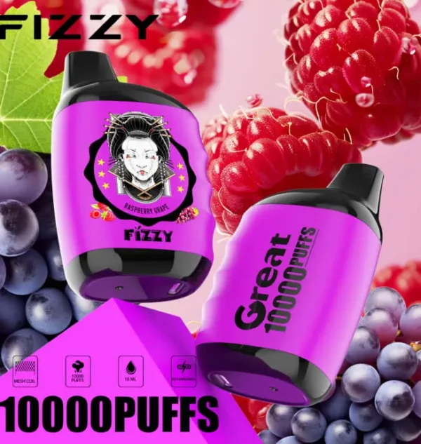 Fizzy Great 10000 10K Puffs 2% 5% Nicotine Original Edition Disposable Vape