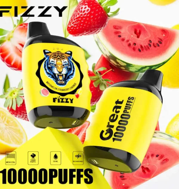Fizzy Great 10000 10K Puffs 2% 5% Nicotine Original Edition Disposable Vape