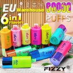 FIZZY MAX III 6in1 flavors 60k 60000 puffs Disposable Vape in EU warehouse