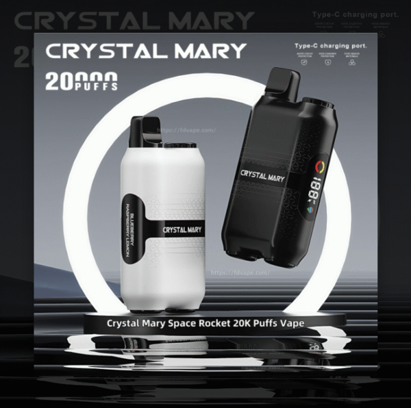 CRYSTAL MARY Disposable Vape CM Space Rocket 20K 20000 Puffs Professional Bulk Wholesaler