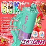 FIZZY MAX III 6in1 flavors 60k 60000 puffs Disposable Vape in EU warehouse