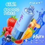 FIZZY MAX III 6in1 flavors 60k 60000 puffs Disposable Vape in EU warehouse