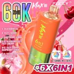 FIZZY MAX III 6in1 flavors 60k 60000 puffs Disposable Vape in EU warehouse