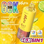 FIZZY MAX III 6in1 flavors 60k 60000 puffs Disposable Vape in EU warehouse