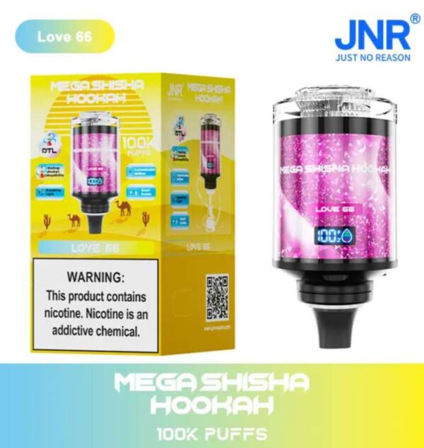 JNR Mega Shisha Hookah 100000 Puffs Disposable Vape 100K Big Capacity Vapes