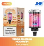 JNR Mega Shisha Hookah 100000 Puffs Disposable Vape 100K Big Capacity Vapes