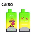 OKSO 60000 Puffs 60K Dual Flavors 2 in 1 Disposable Vape LED Screen E Cigarette Double Tank