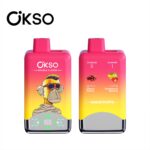 OKSO 60000 Puffs 60K Dual Flavors 2 in 1 Disposable Vape LED Screen E Cigarette Double Tank