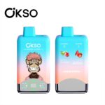 OKSO 60000 Puffs 60K Dual Flavors 2 in 1 Disposable Vape LED Screen E Cigarette Double Tank