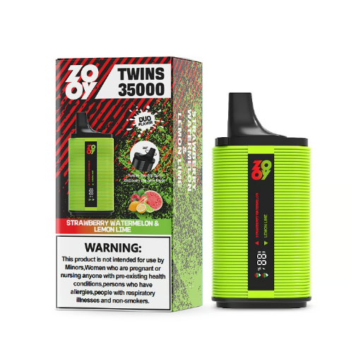 ZOOY TWINS 35000 35K Puffs 2 in 1 Flavors Disposable Vape with Digital Screen EU Warehouse