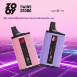 ZOOY TWINS 35000 35K Puffs 2 in 1 Flavors Disposable Vape with Digital Screen EU Warehouse