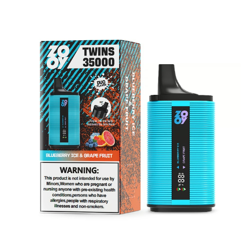 ZOOY TWINS 35000 35K Puffs 2 in 1 Flavors Disposable Vape with Digital Screen EU Warehouse