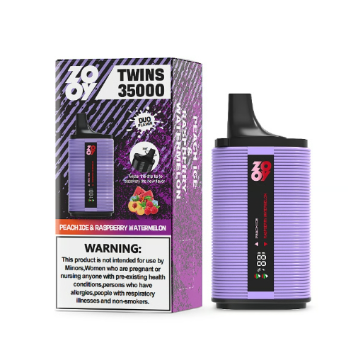 ZOOY TWINS 35000 35K Puffs 2 in 1 Flavors Disposable Vape with Digital Screen EU Warehouse