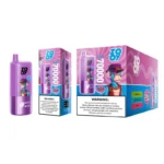 Zooy Triple 70000 70k Puffs 3 in 1 Flavors Disposable Vape with Display Screen