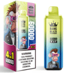 Bang Blaze 60000 60k Puffs 4 in 1 Flavors Newest Original Rechargeable LCD Display Disposable Vape