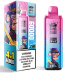 Bang Blaze 60000 60k Puffs 4 in 1 Flavors Newest Original Rechargeable LCD Display Disposable Vape