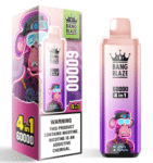 Bang Blaze 60000 60k Puffs 4 in 1 Flavors Newest Original Rechargeable LCD Display Disposable Vape