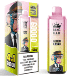 Bang Blaze 60000 60k Puffs 4 in 1 Flavors Newest Original Rechargeable LCD Display Disposable Vape