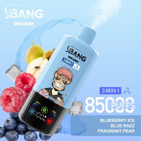 Bang Leader 85000 85K Puffs Triple Flavors 3 in 1 Vapes Disposable Electronic Cigarette