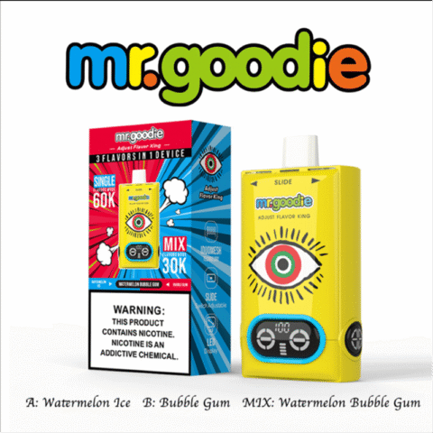 Mr.Goodie Adjust Flavor King 60000 60K Puffs 3 in 1 Flavors 3
