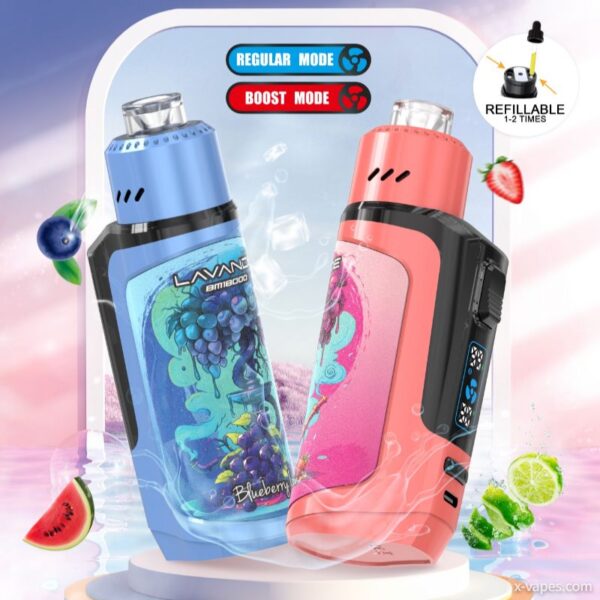 LAVANDE BM18000 18K Puffs Refillable Disposable Vape Long Lasting Premium Flavor