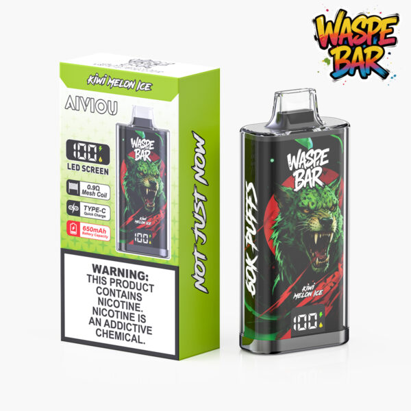 WASPE Bar 60K | 60000 puffs, long-lasting, 16 flavor options, bulk disposable vape