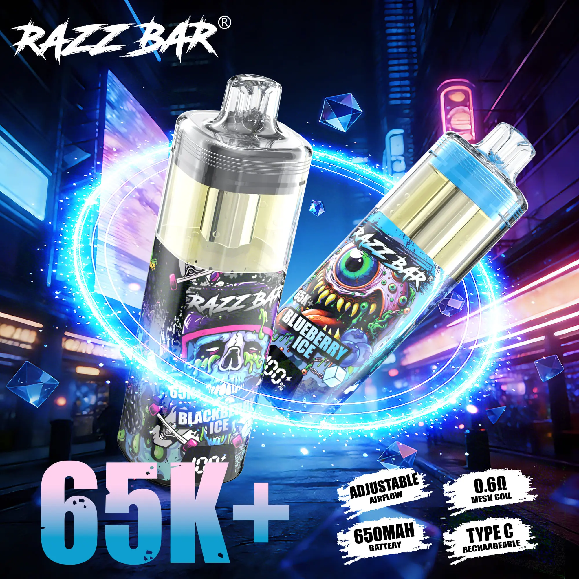 Razz Bar 65000 65K+ Puffs Disposable Vape (6)