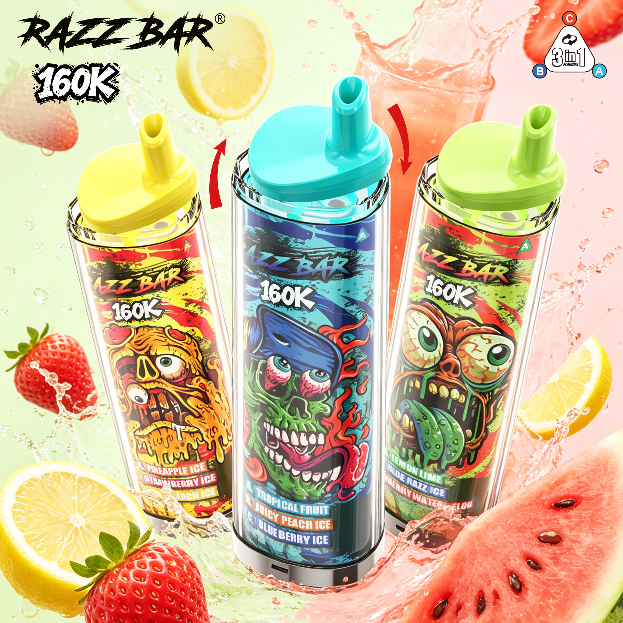 razz bar 160K puffs vape