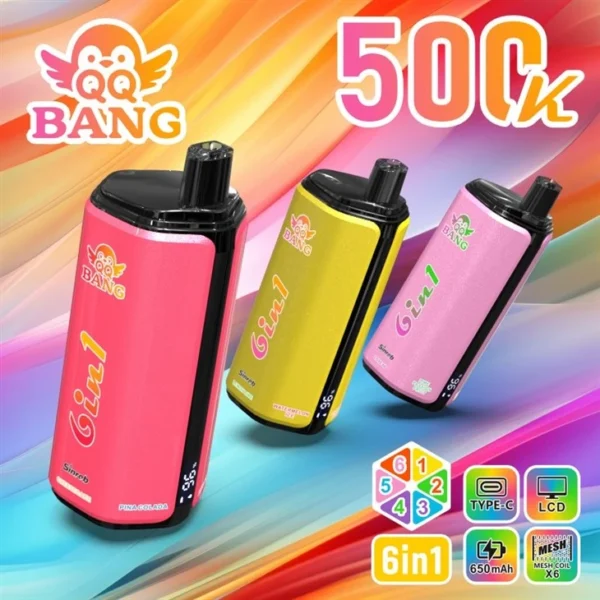 QQ Bang 500k Puffs disposable Vape 2% 5%